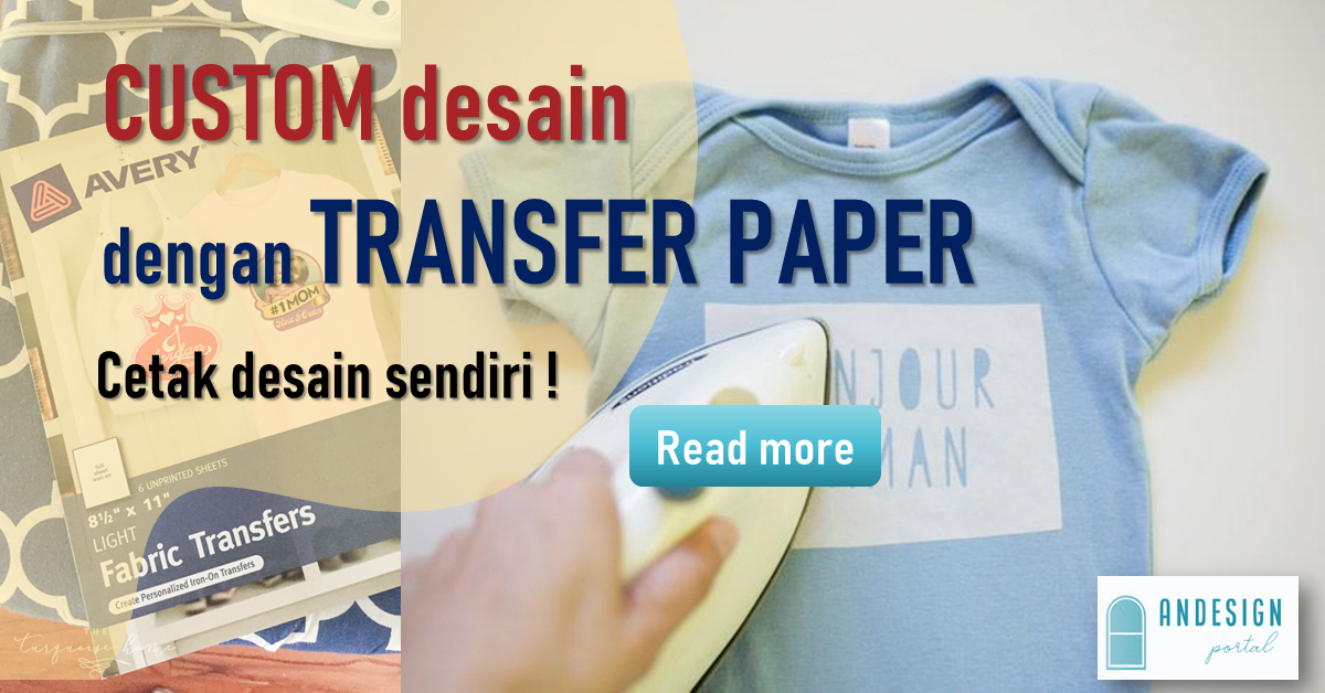 CARA MEMBUAT LOGO BAJU TRANSFER PAPER