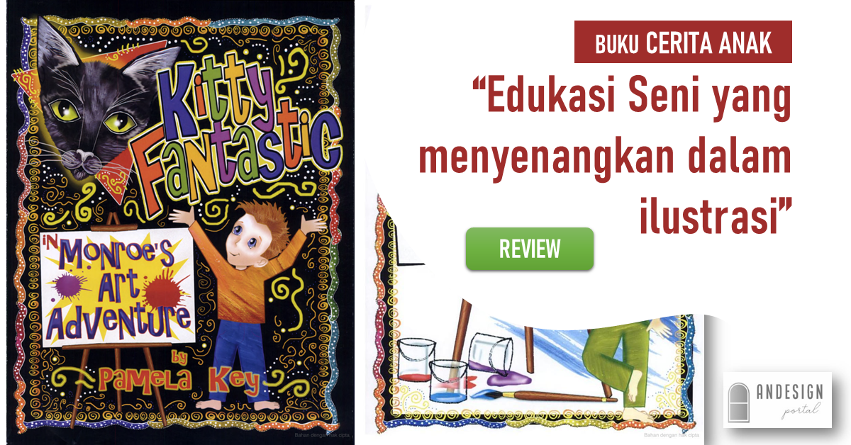 ULASAN BUKU GREAT KITTY IN MANROE'S ART ADVENTURE-EDUKASI SENI