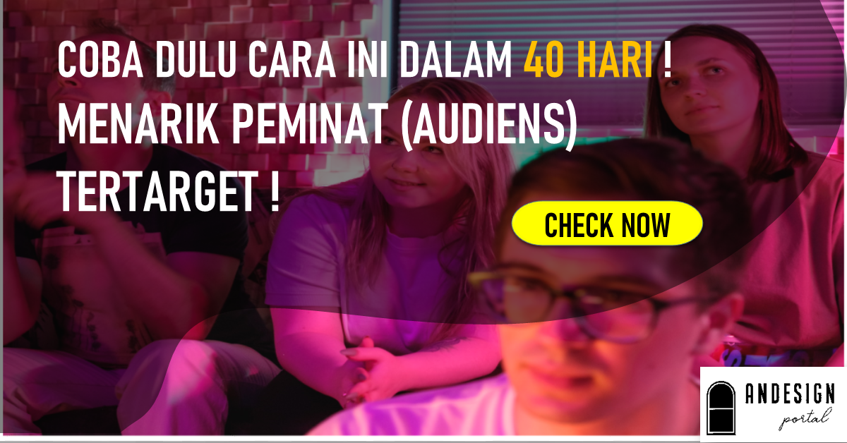 Menarik peminat (audiens) yang tertarget dalam waktu 40 hari